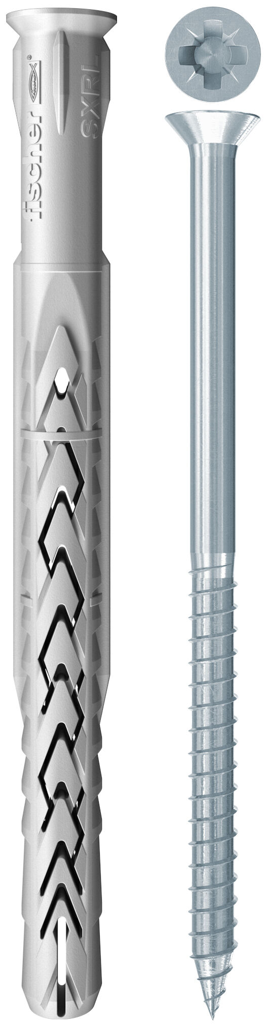 SXRL-WZ tassello prolungato con vite Pozidrive - fischer